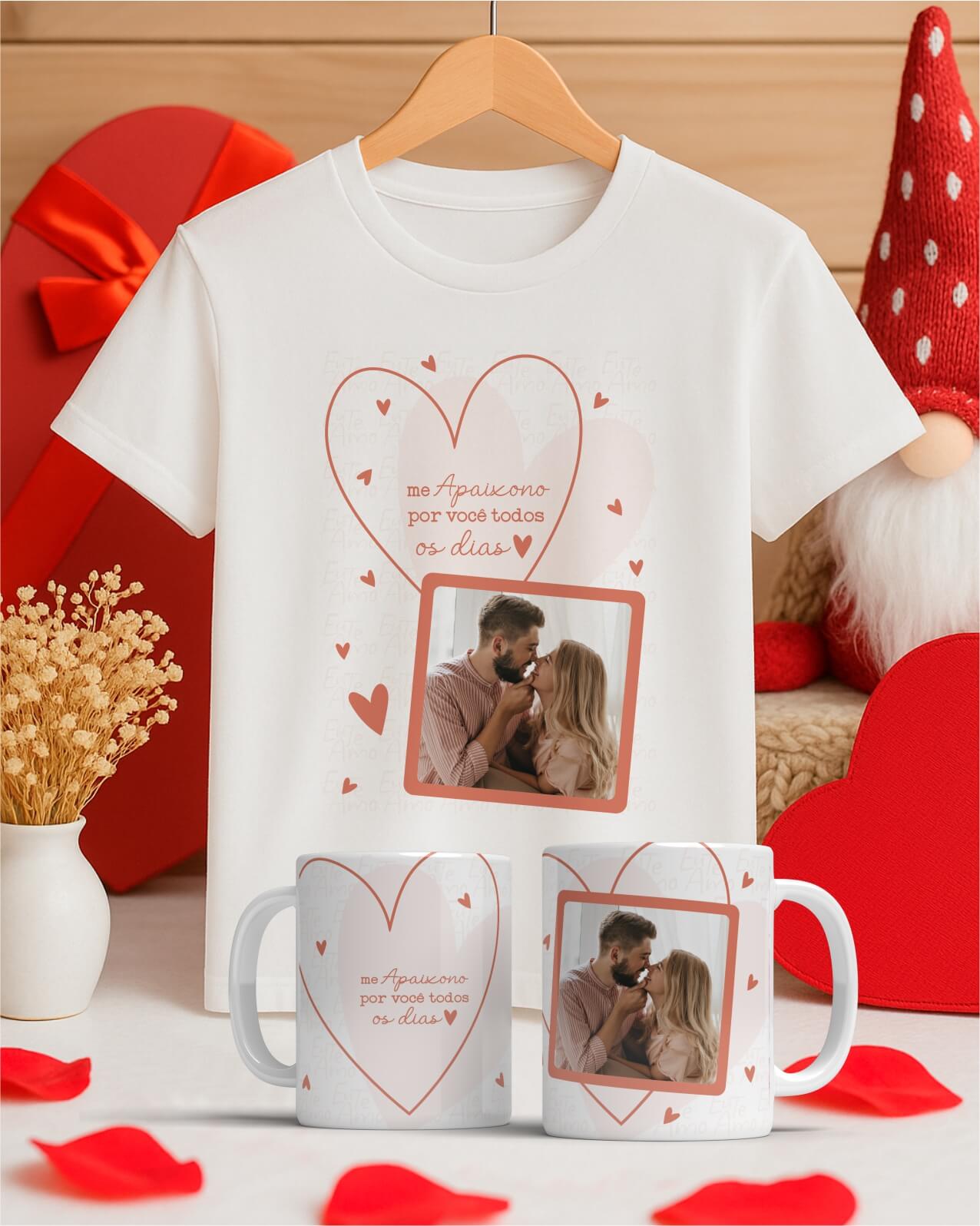 Pacote de artes namorados para canecas e camisetas personalizadas