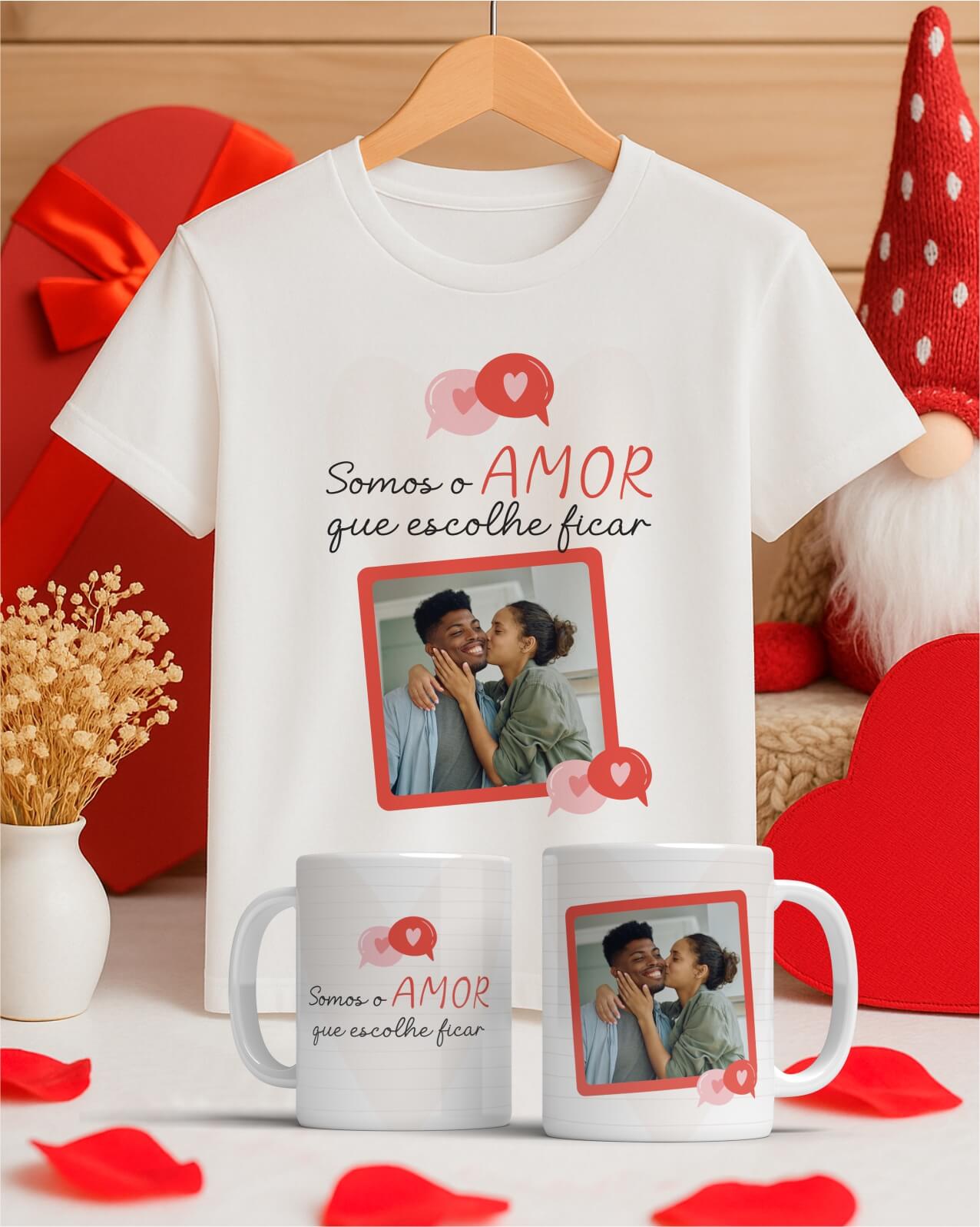 Pacote de artes namorados para canecas e camisetas personalizadas