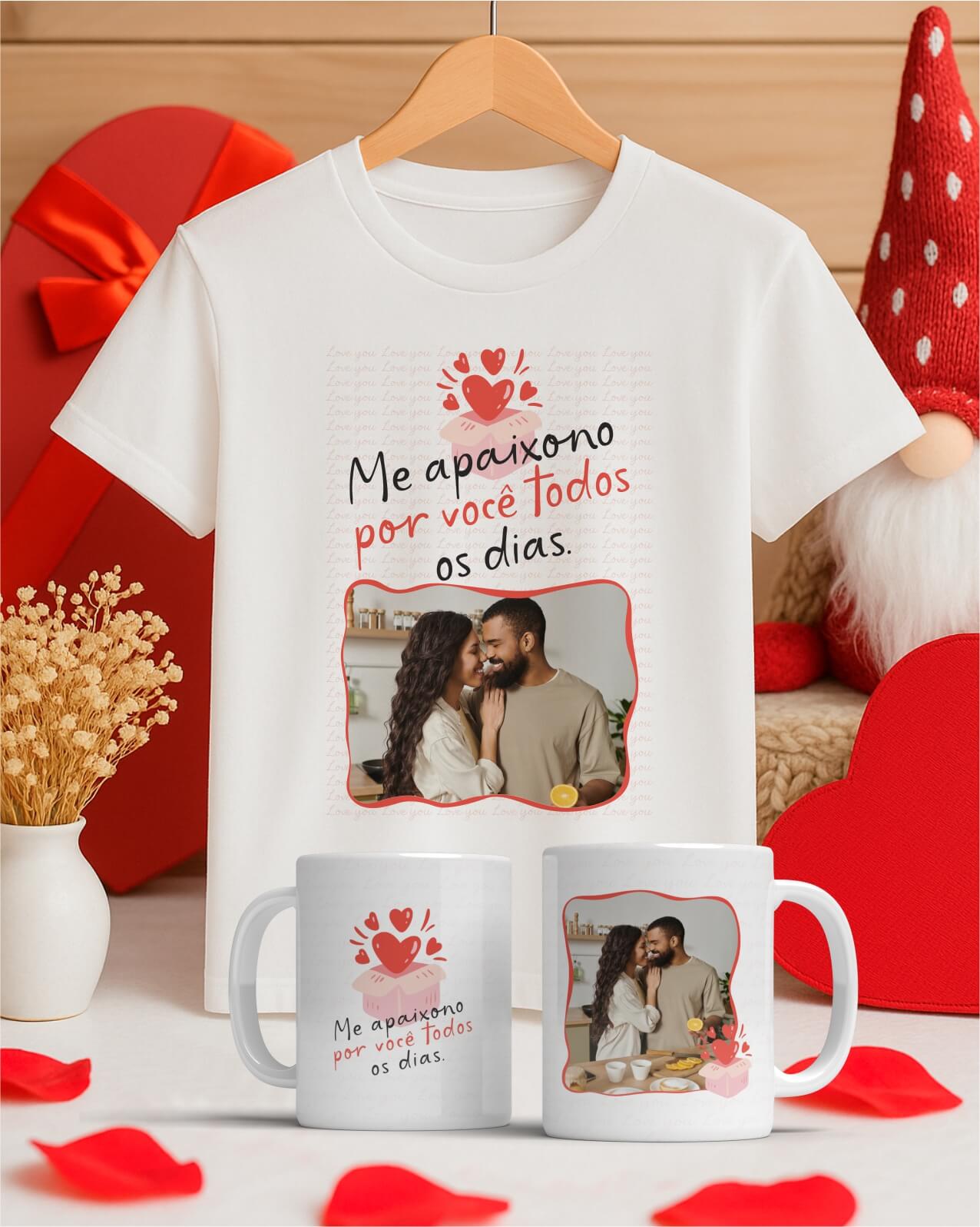 Pacote de artes namorados para canecas e camisetas personalizadas
