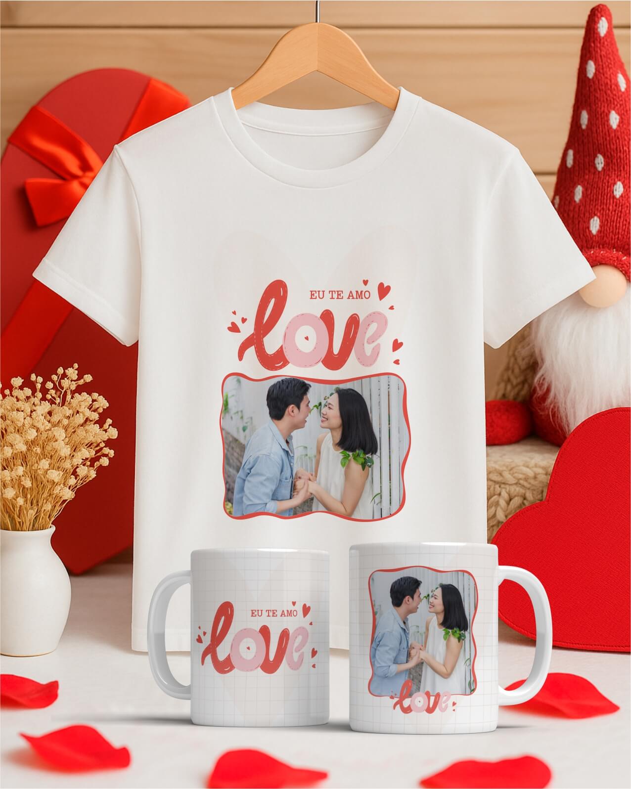 Pacote de artes namorados para canecas e camisetas personalizadas