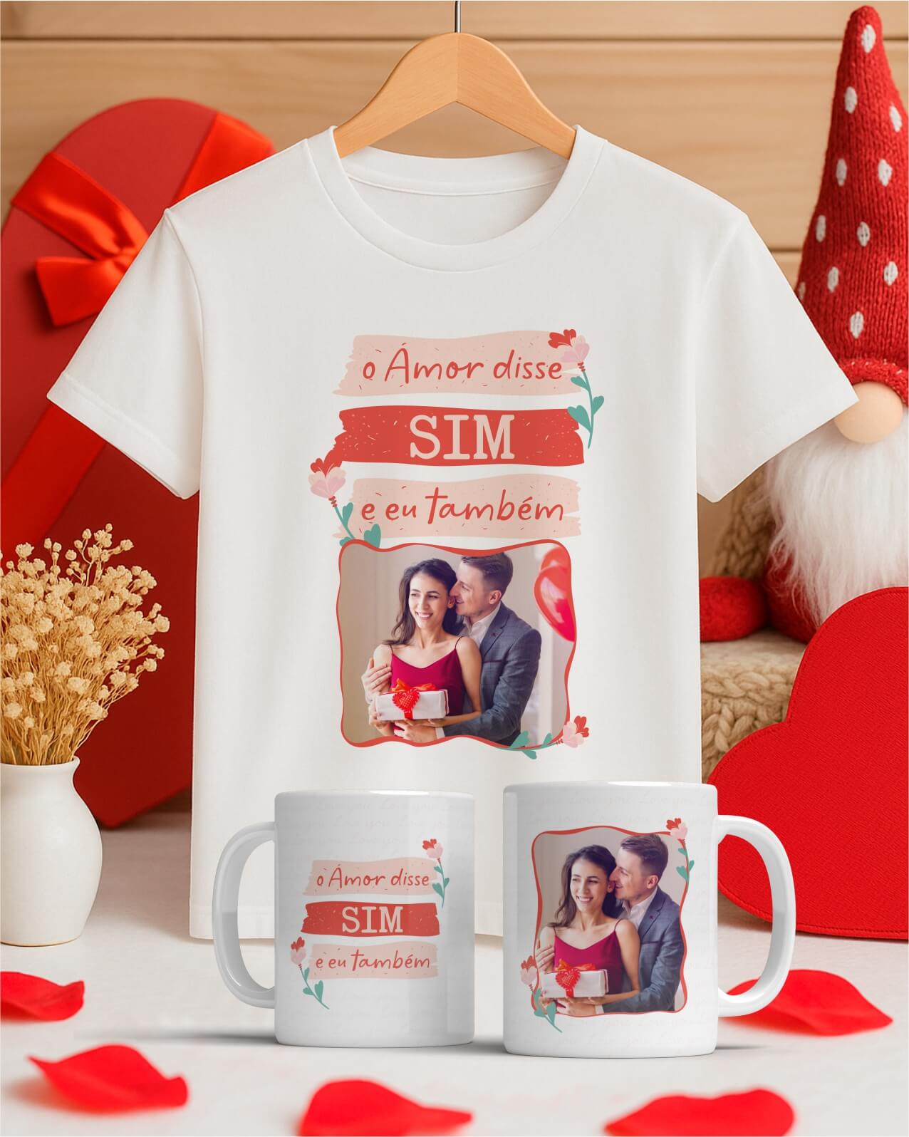Pacote de artes namorados para canecas e camisetas personalizadas