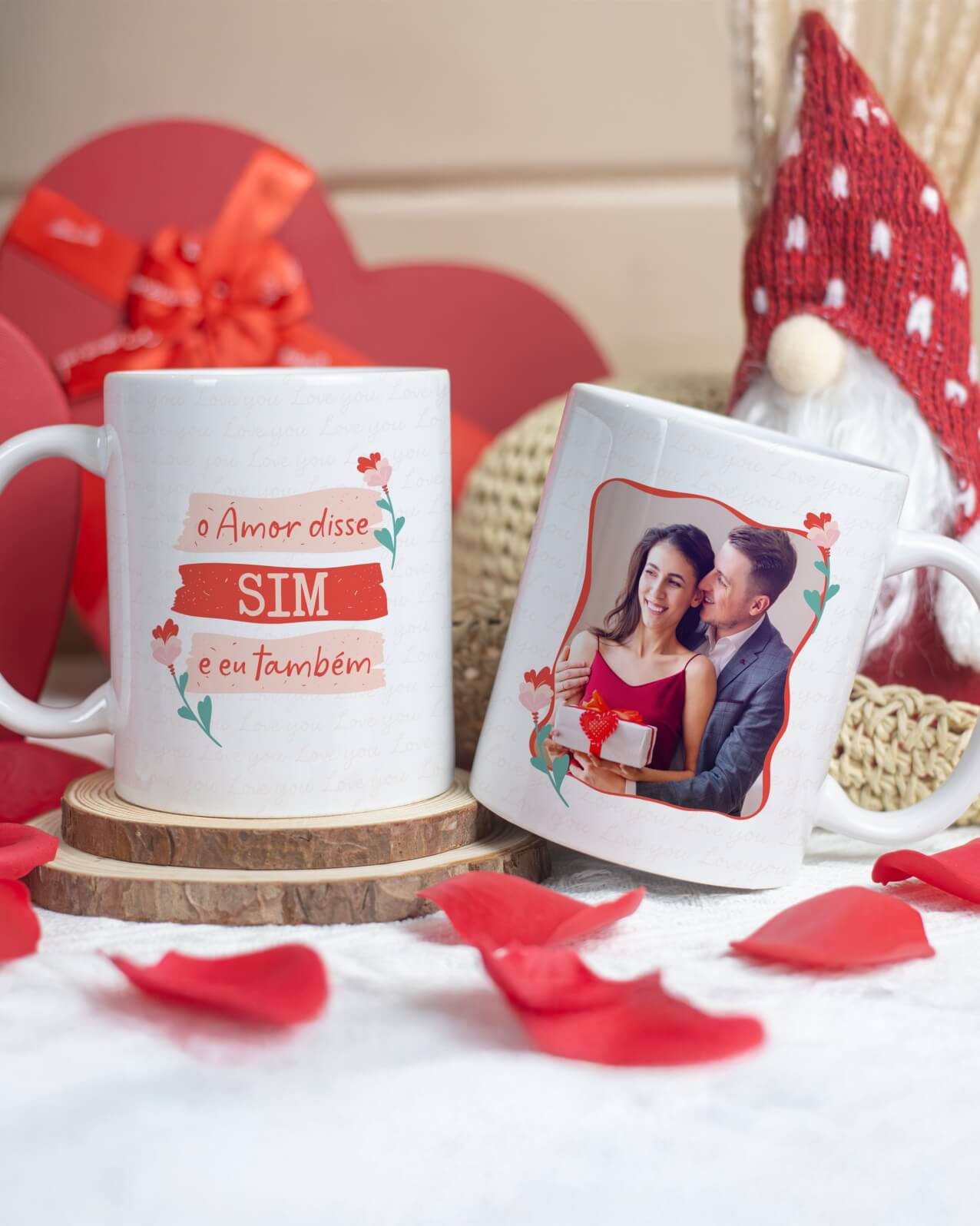Pacote de artes namorados para canecas e camisetas personalizadas, Caneca Namorados