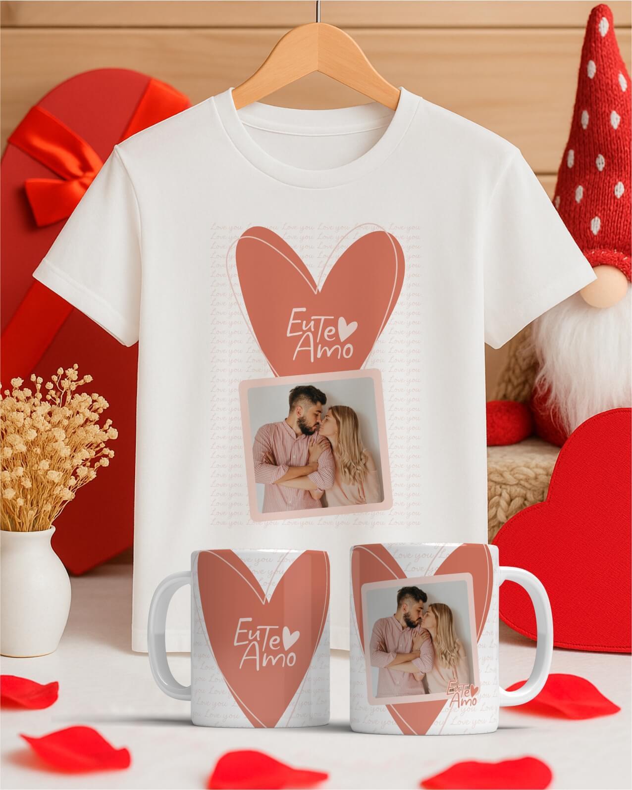 Pacote de artes namorados para canecas e camisetas personalizadas