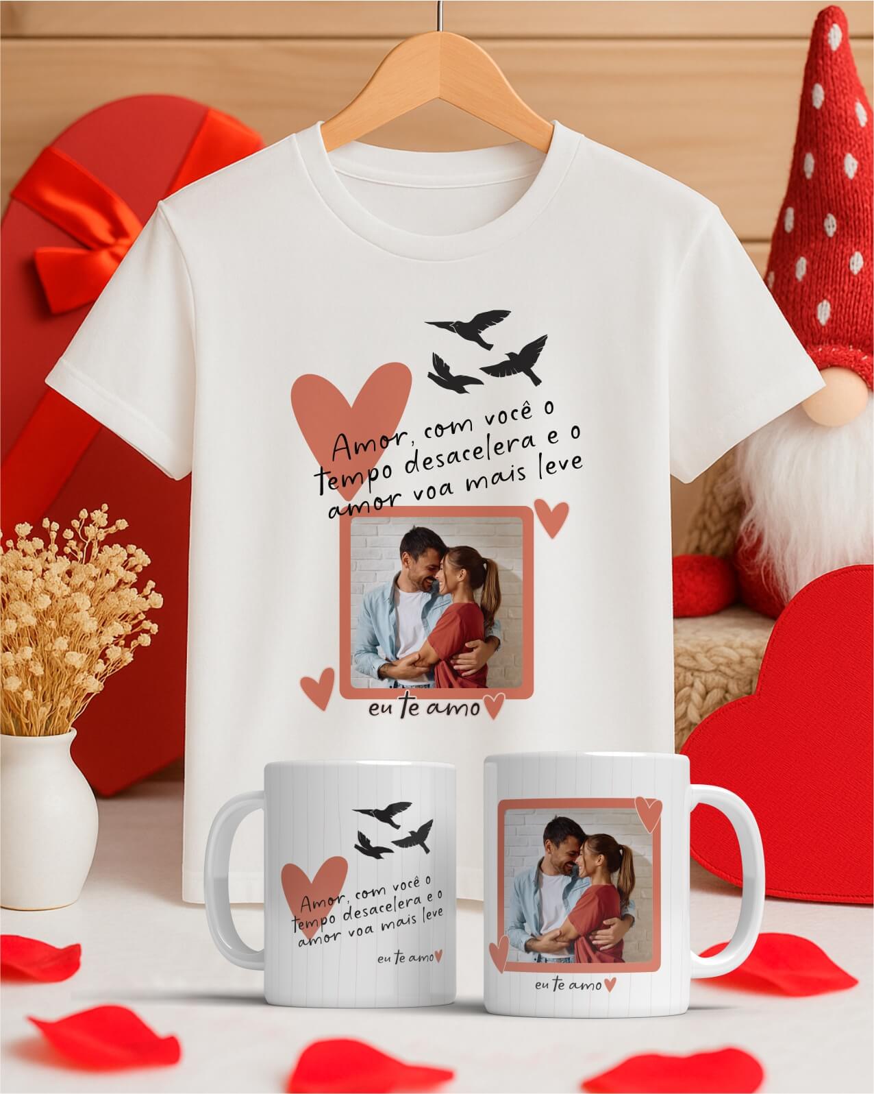 Pacote de artes namorados para canecas e camisetas personalizadas