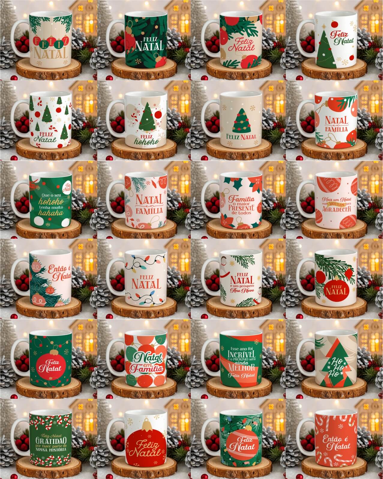 Kit 1 Caneca Natal