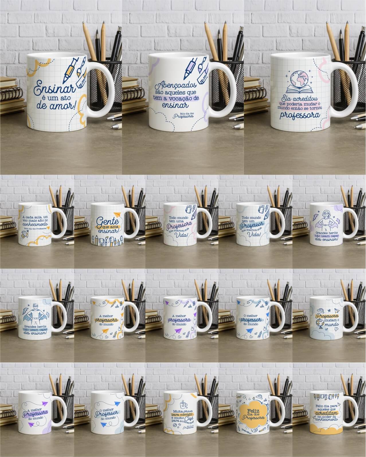 Kit 1 Caneca Professores 2025