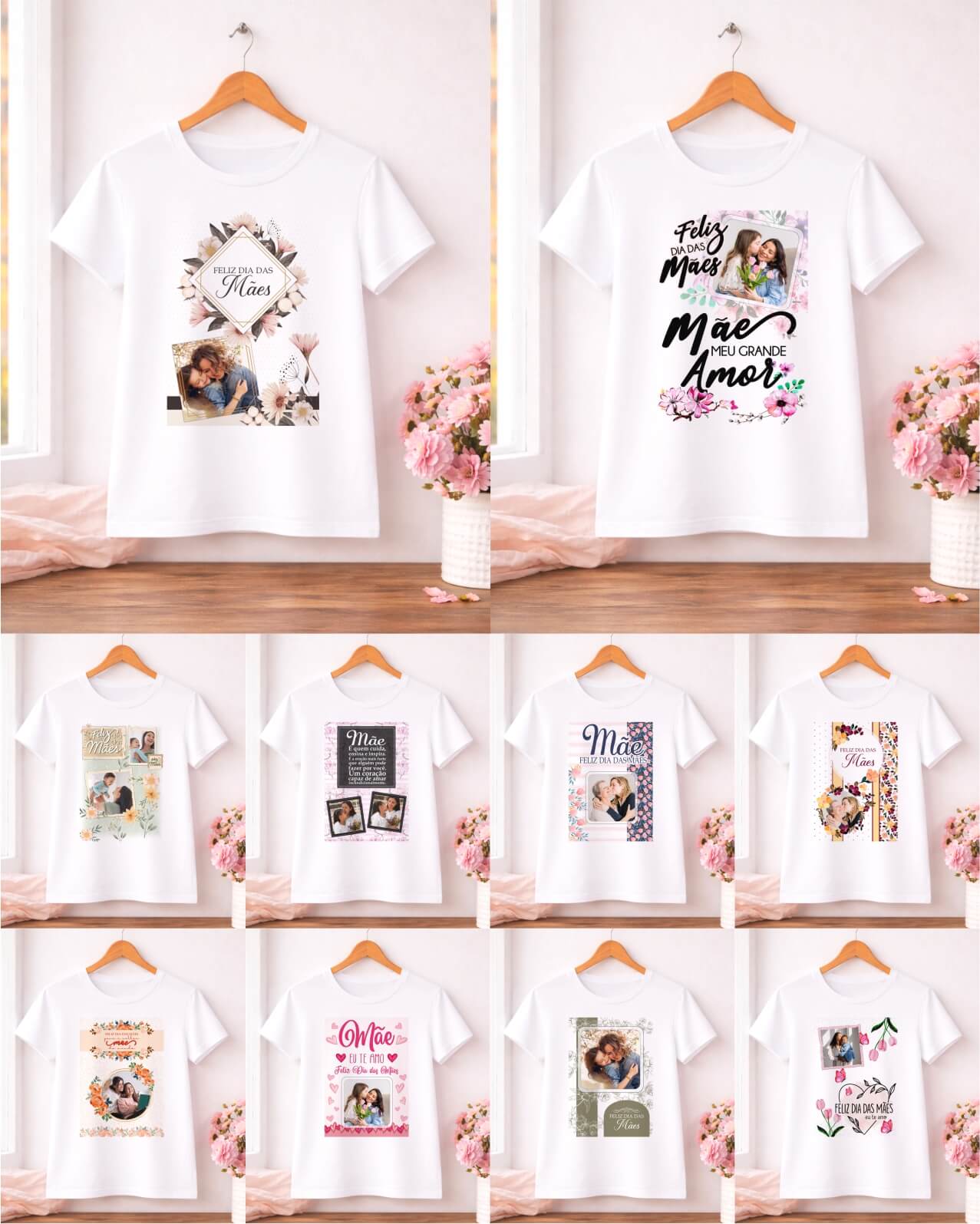 Kit 12 Camisa Mães V3