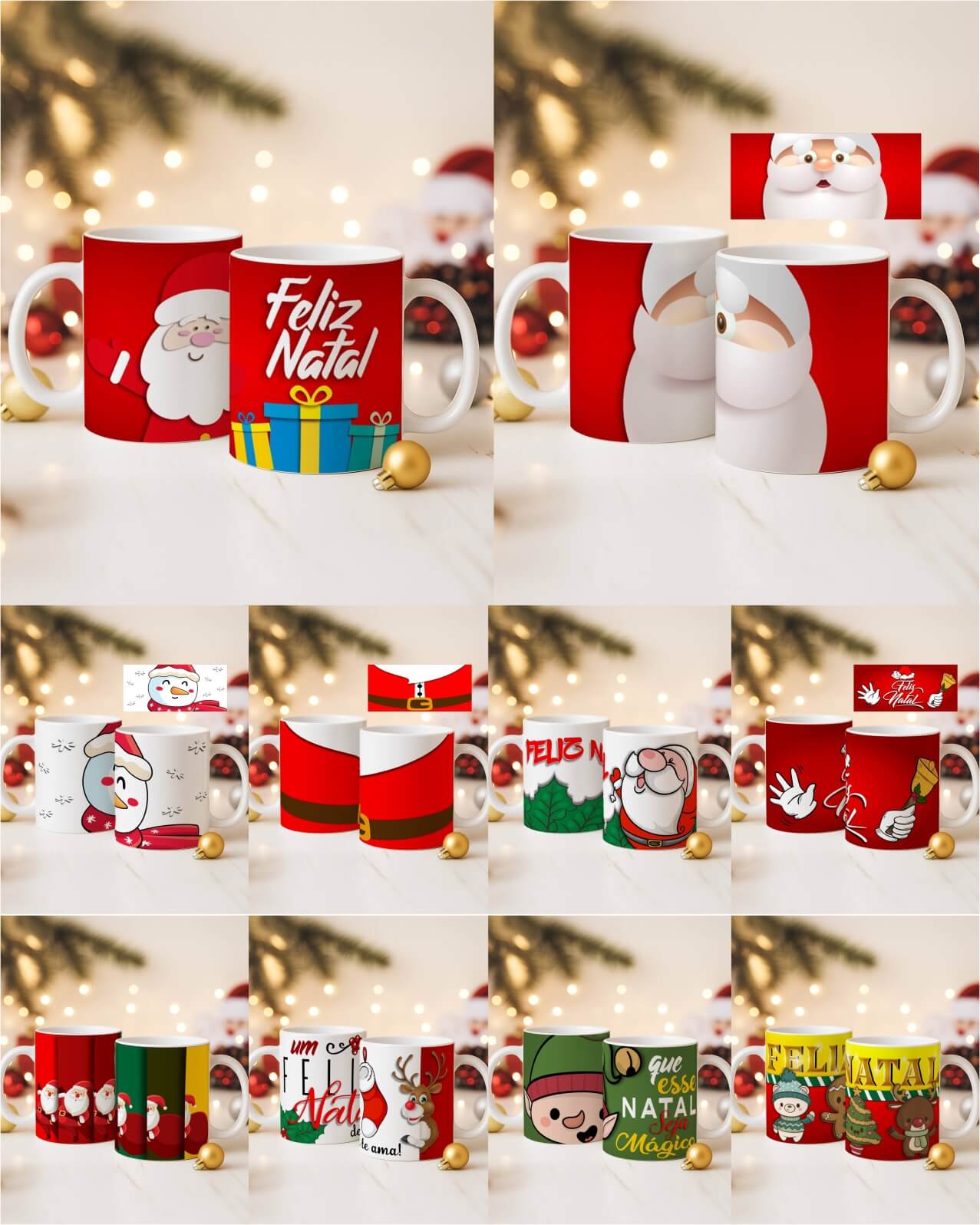 Kit 3 Caneca V1