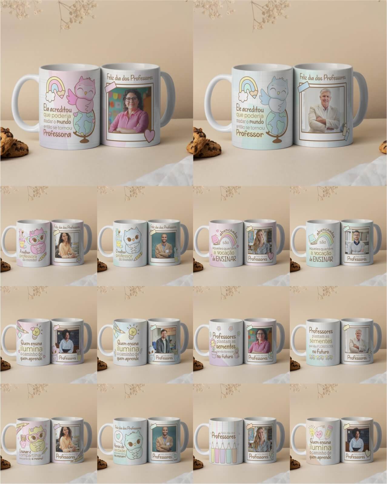 Kit 3 Caneca