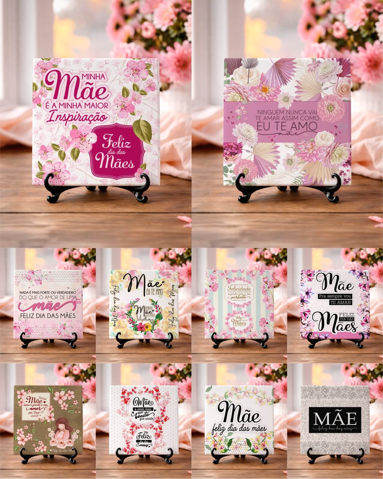 Kit 7 Azulejo Mães V3