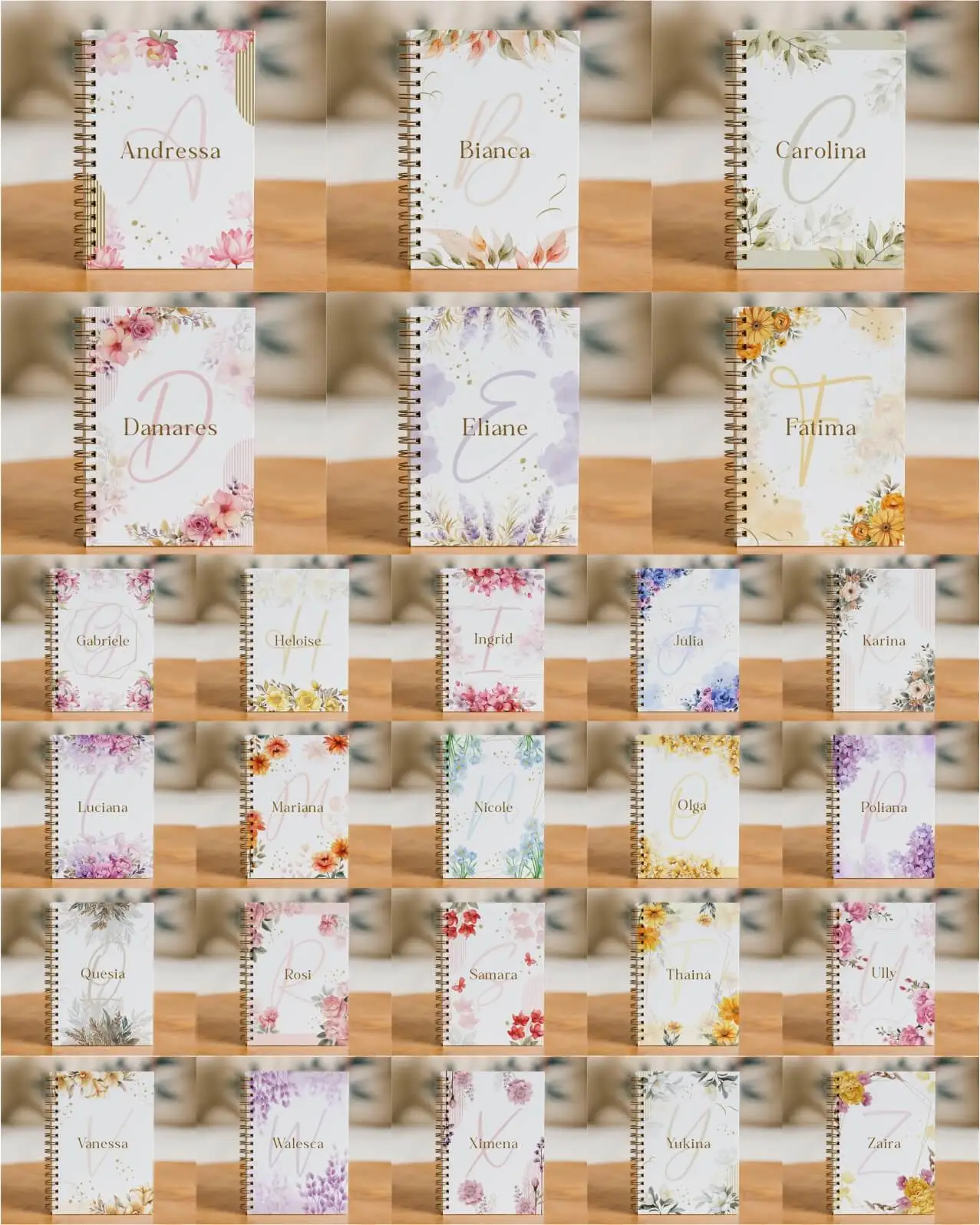 Kit Agenda Alfabeto V3