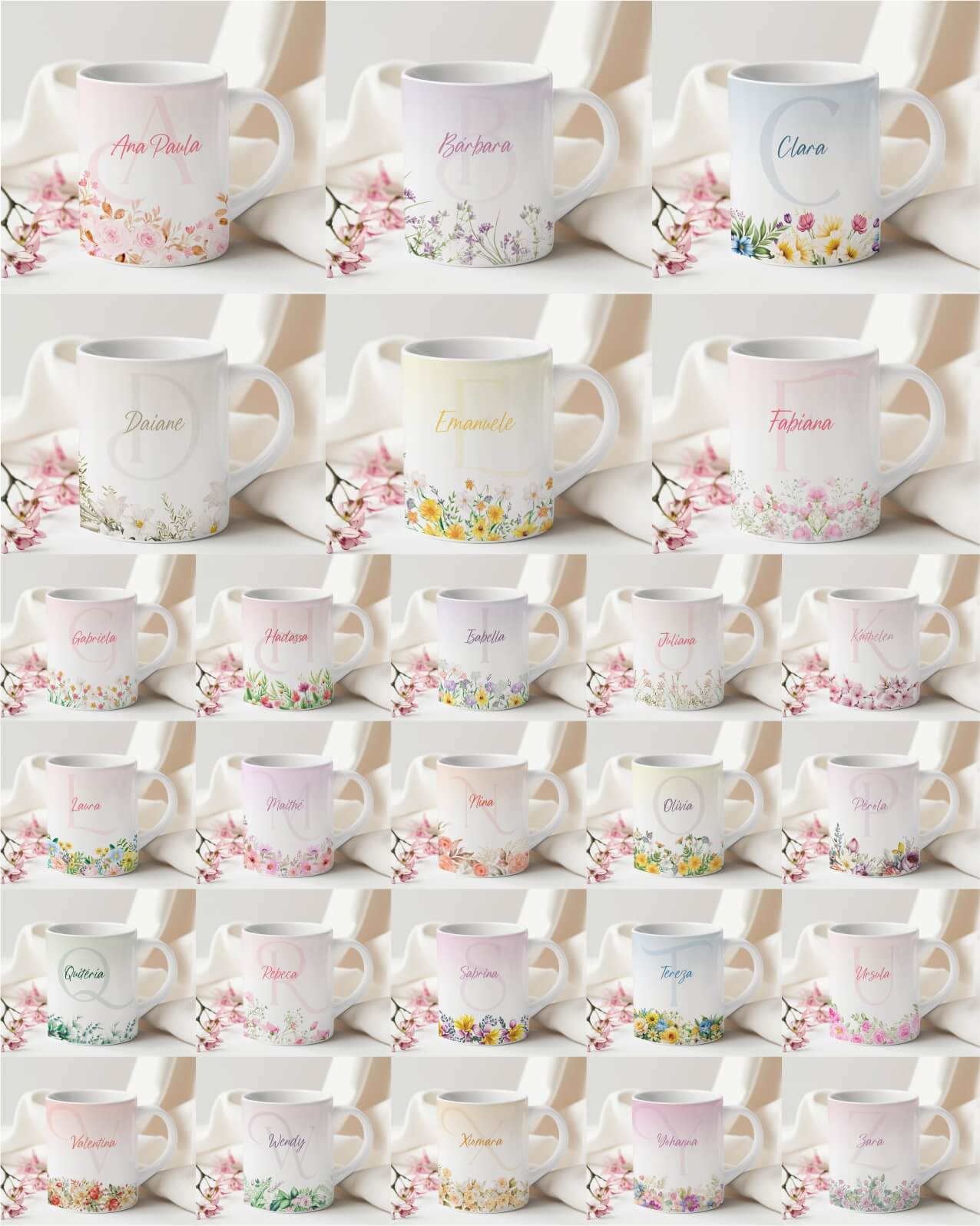 Kit CANECA Alfabeto V4