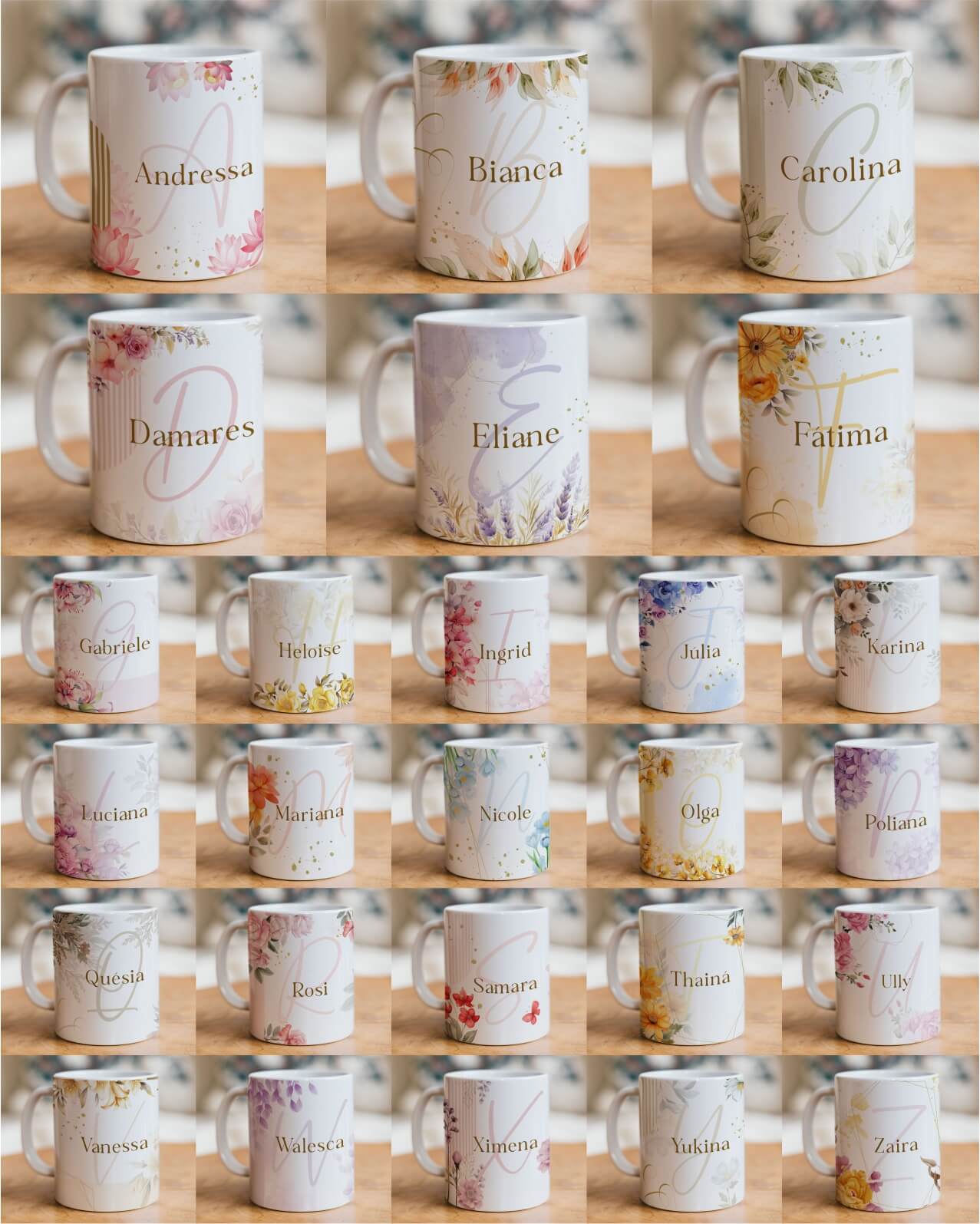 Kit Caneca Alfabeto V3