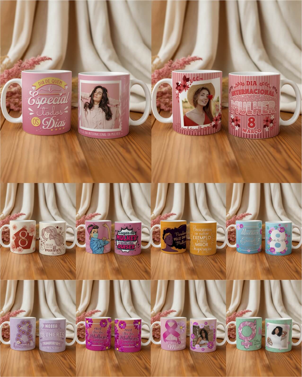 Kit Caneca Mulheres V1