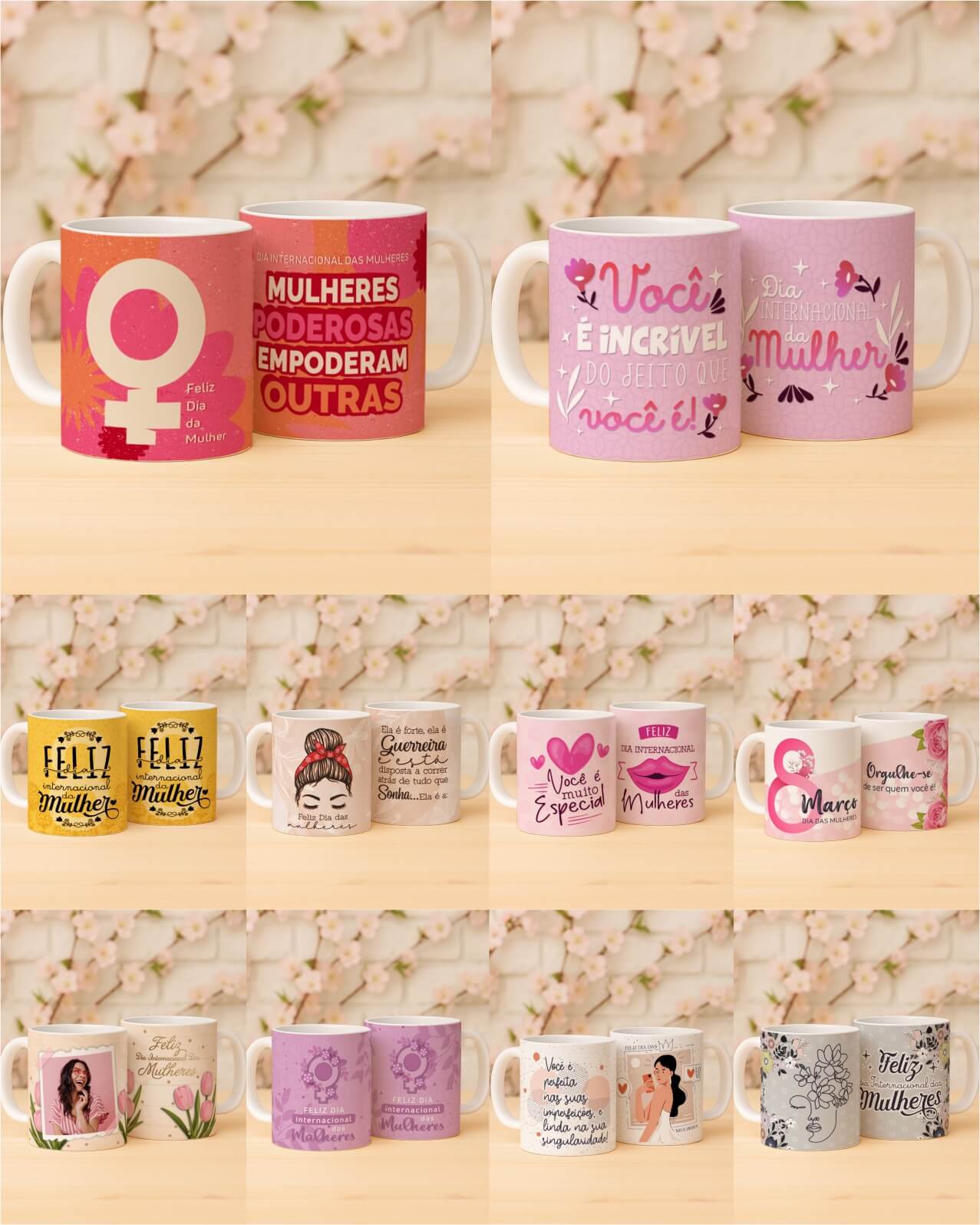 Kit Caneca Mulheres V2