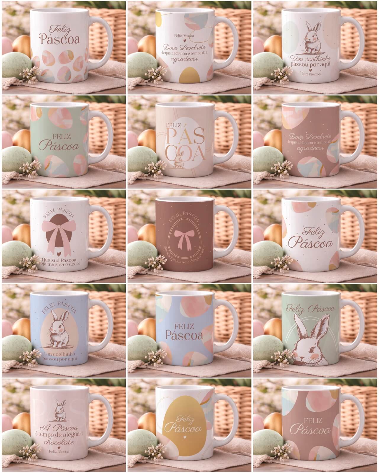 Kit Caneca Páscoa V7