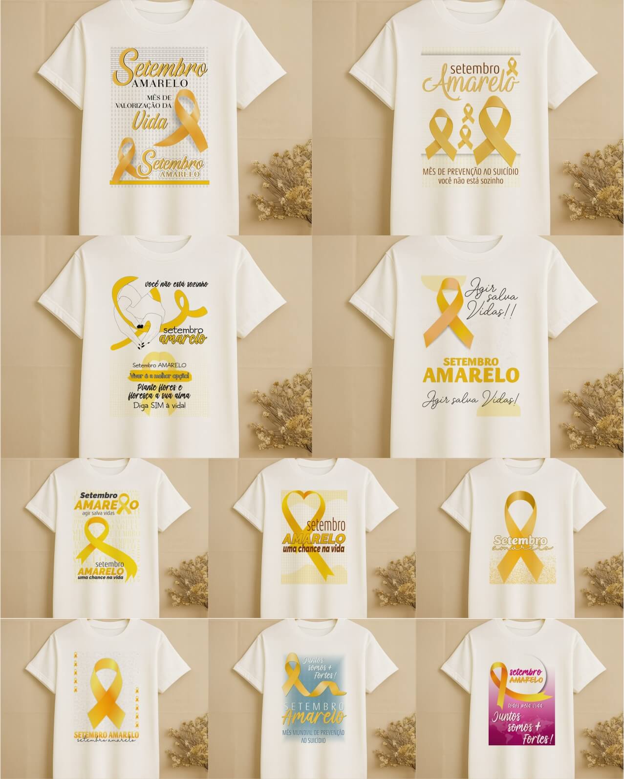 Set Amarelo V3 camisa