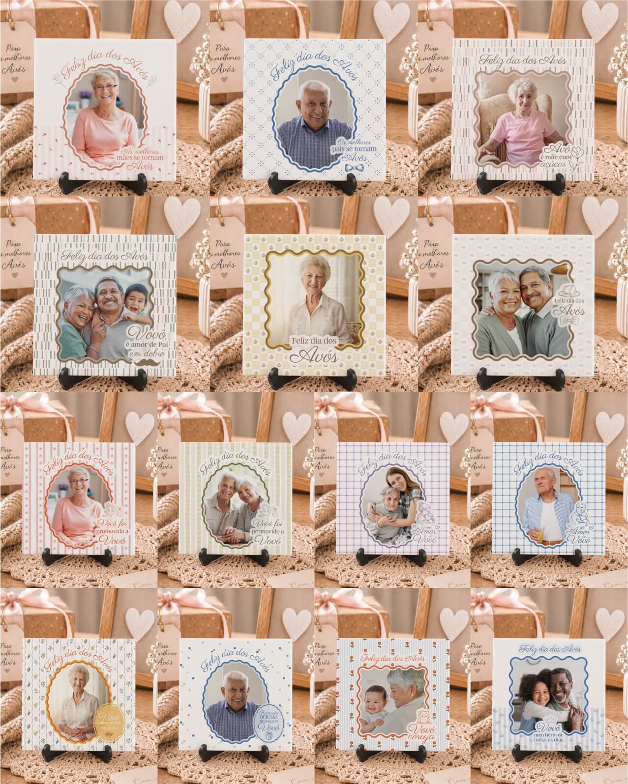 Tabela Azulejos Com foto Avós V7