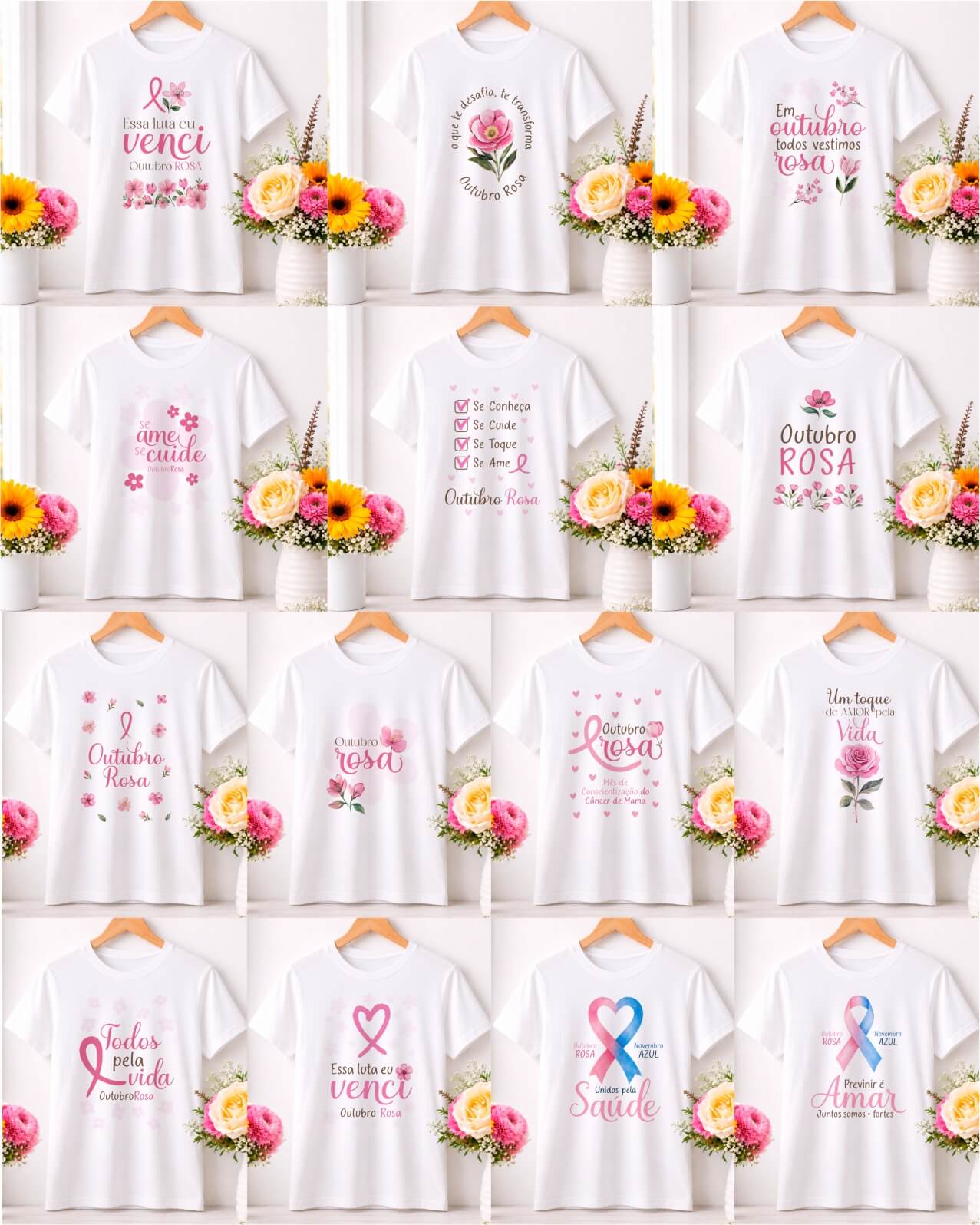 Tabela Camisa Outubro Rosa V7