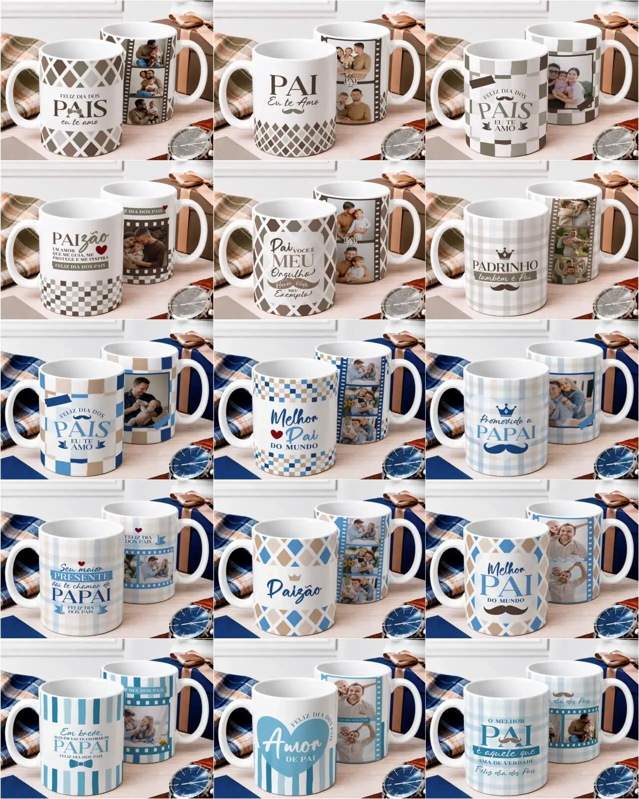 Tabela Caneca Pais V6 com foto
