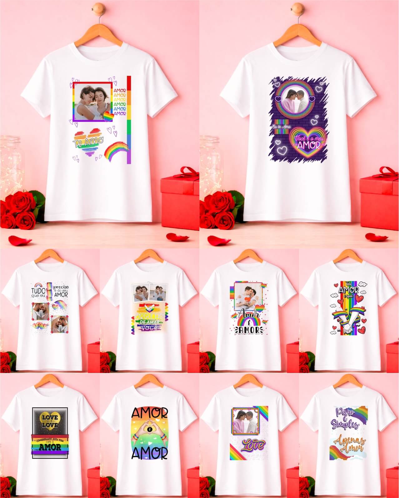 V2 1 Camisa Namorados LGBT