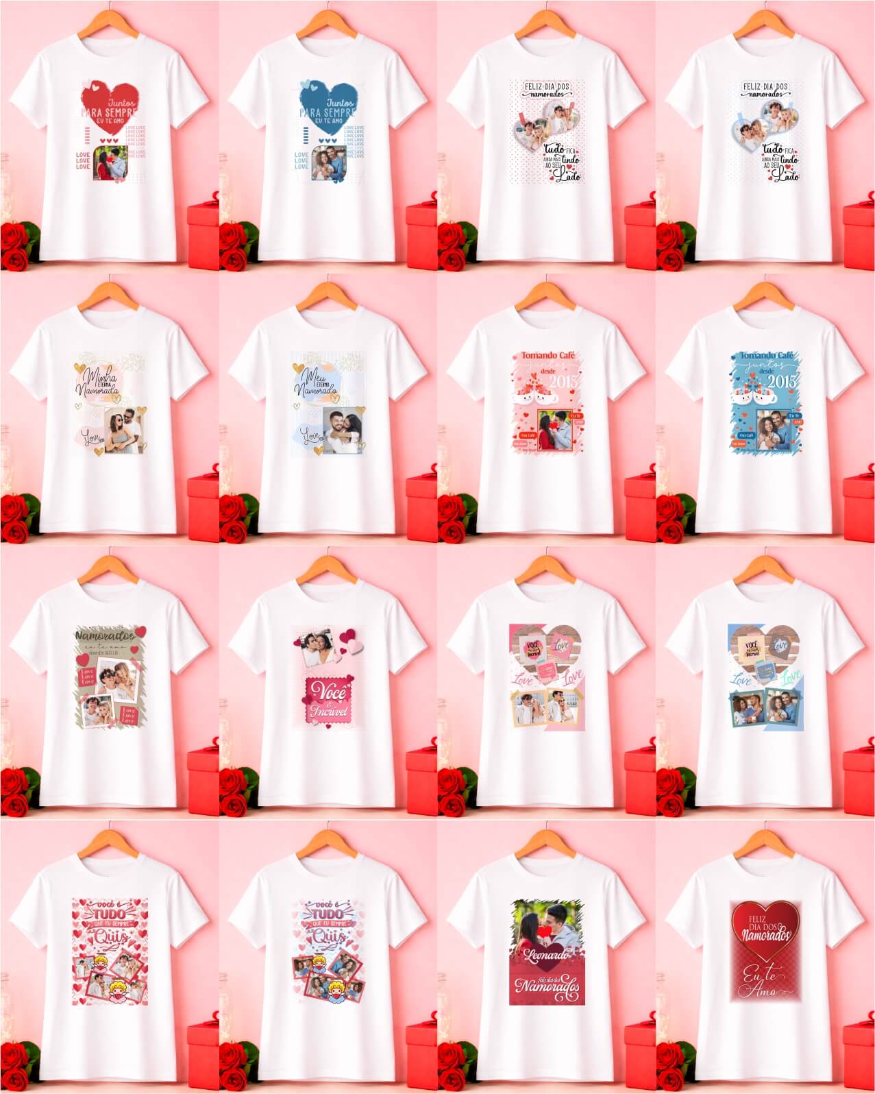 V2 2 Camisa Namorados
