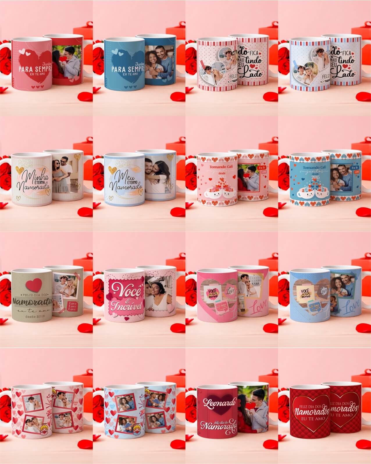 V2 2 Caneca Namorados