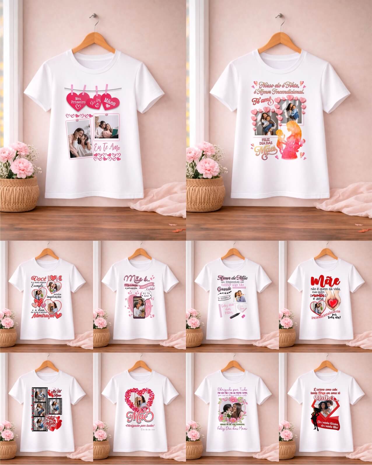 V2 Kit 7 Camisa Mães