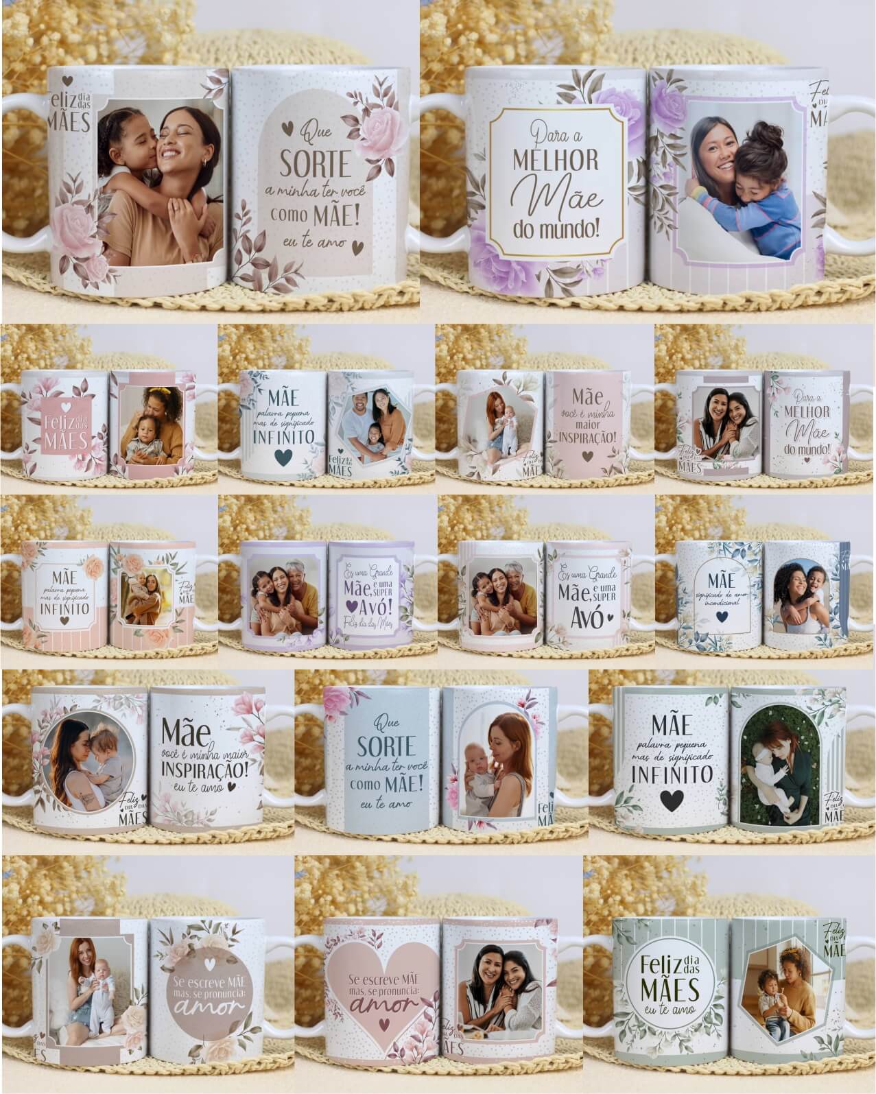 V4 Caneca com foto Mães