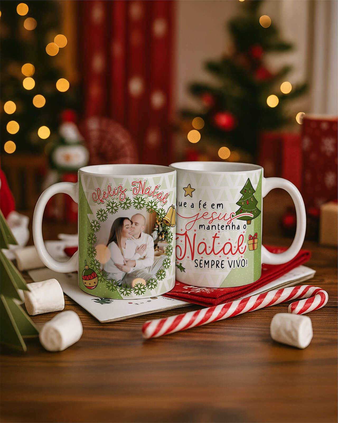 Vintage - Kit 1 Caneca Natal V4 PT1 5