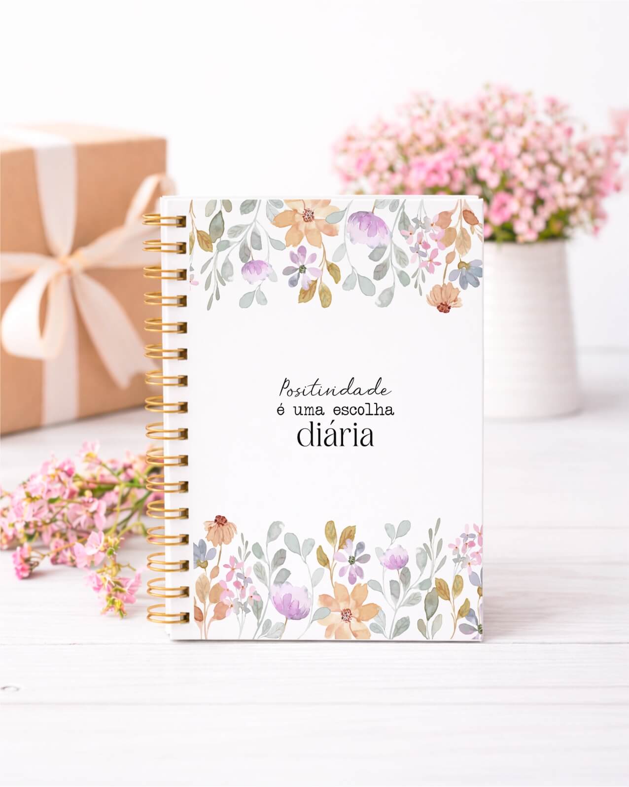 Vintage - Kit Capa de Agenda Florescer 7