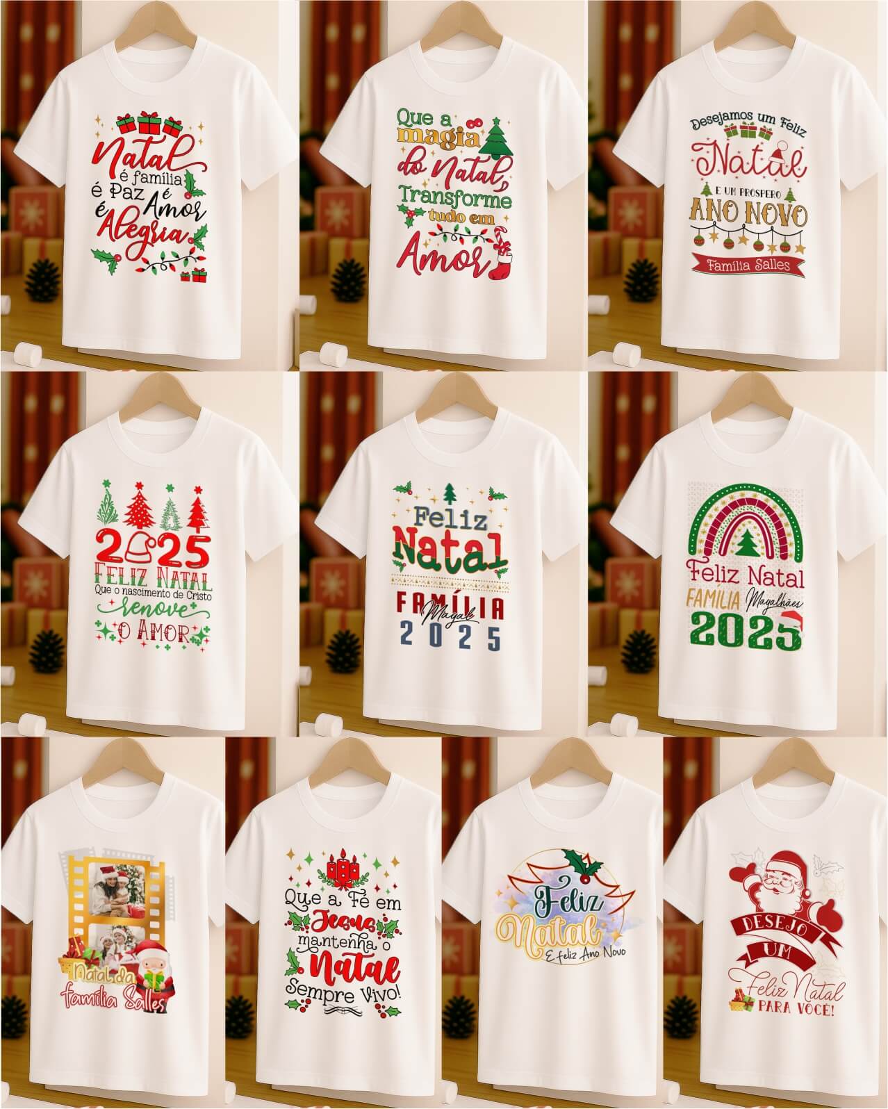 kIT 4 Blusa família V4