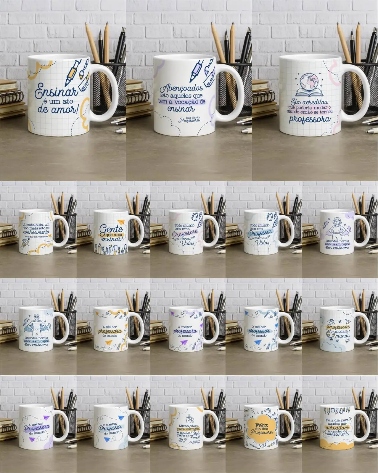 Kit 1 Caneca Professores 2025